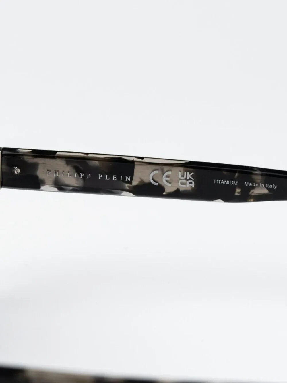 Philipp Plein Men Sunglasses Palladium Smoke Silver Mirror Pilot SPP077V 523X